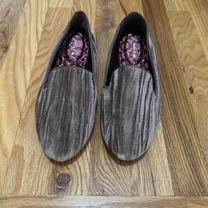 Birdies Velvet Flats